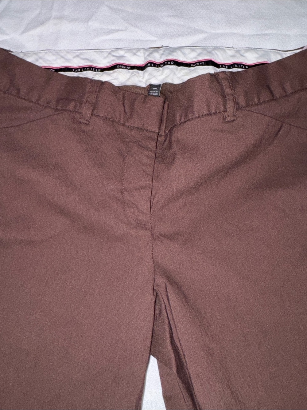 The Limited Women's Flare-Leg Pants in Chocolate Brown